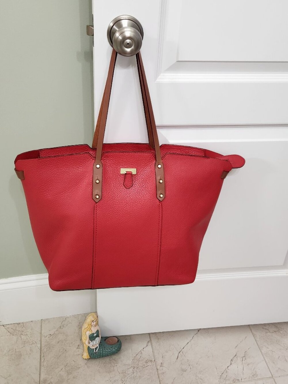 Beautiful Red Furla Handbag